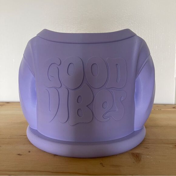 Lavender “Good Vibes” Sweater Planter - Spread Positivity with Sustainable Style - Picture 5 of 8